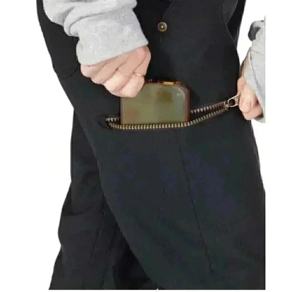 DC Viva 10K Womens XL Softshell Snowboard Pants Black Fleece Lined NEW - Picture 12 of 12